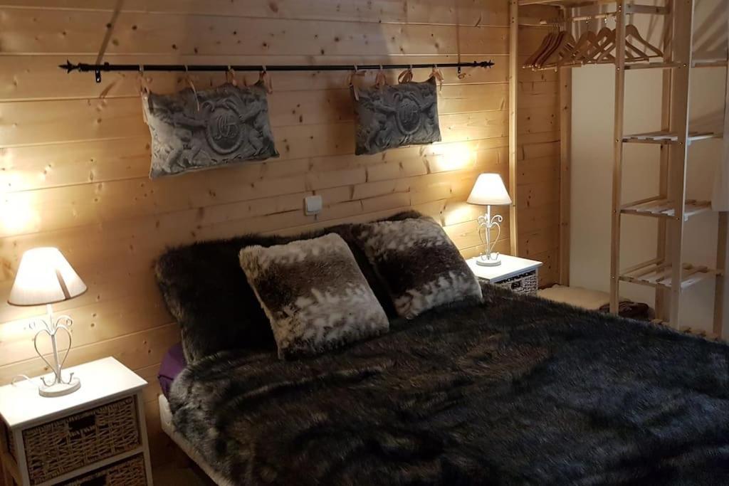 Вилла Gite Jura Mina Chalet Au Milieu De La Nature Ney Экстерьер фото