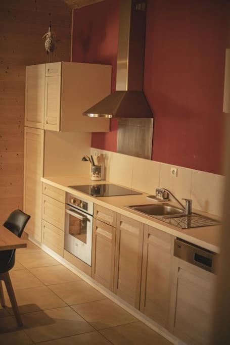 Вилла Gite Jura Mina Chalet Au Milieu De La Nature Ney Экстерьер фото